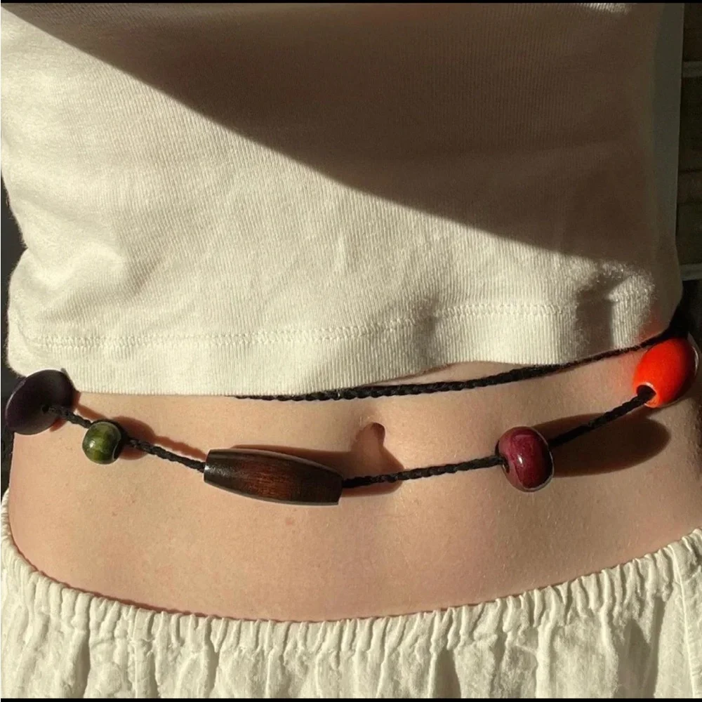 Colorful Beaded Waist Chain